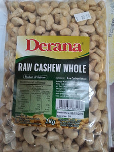 Raw cashew whole