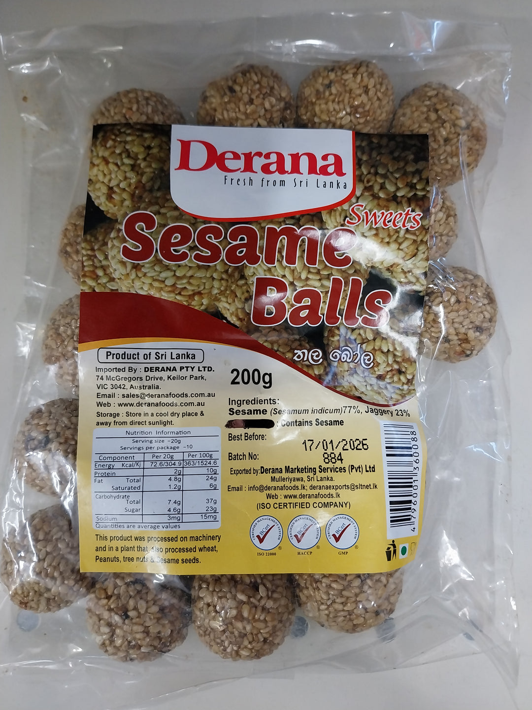 Sesame balls