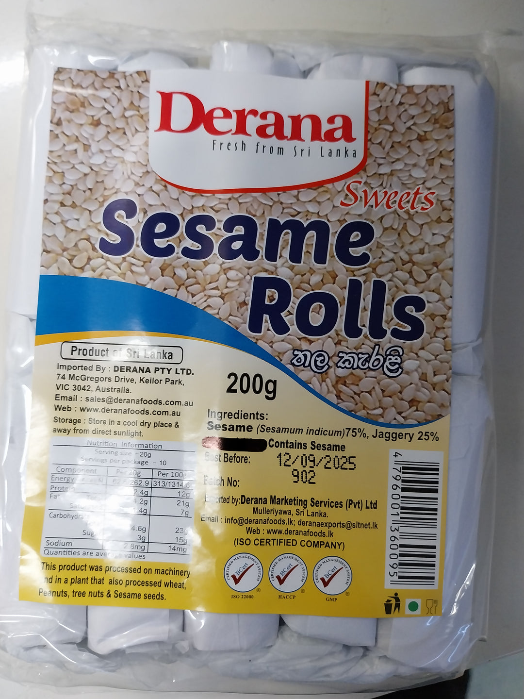 Sesame Rolls