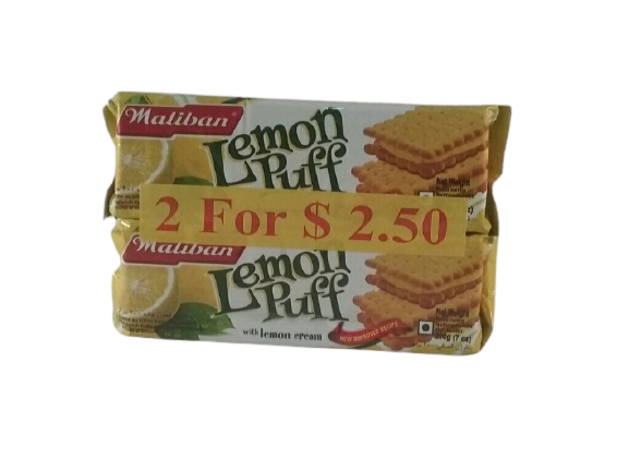 Lemon Square Rice Puffs Lemon Puff 400g (2 pckts) – Curry Stuff