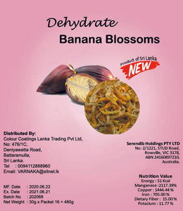 Dehydrated Banana Blossom