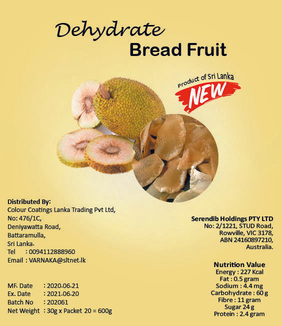 Dehydrated Bread Fruit