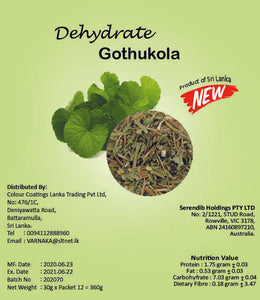 Dehydrated Gotukola