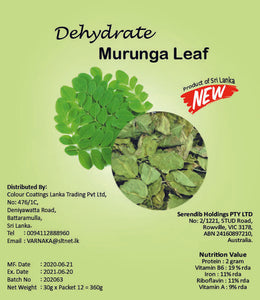 Dehydrated Murunga Leaves